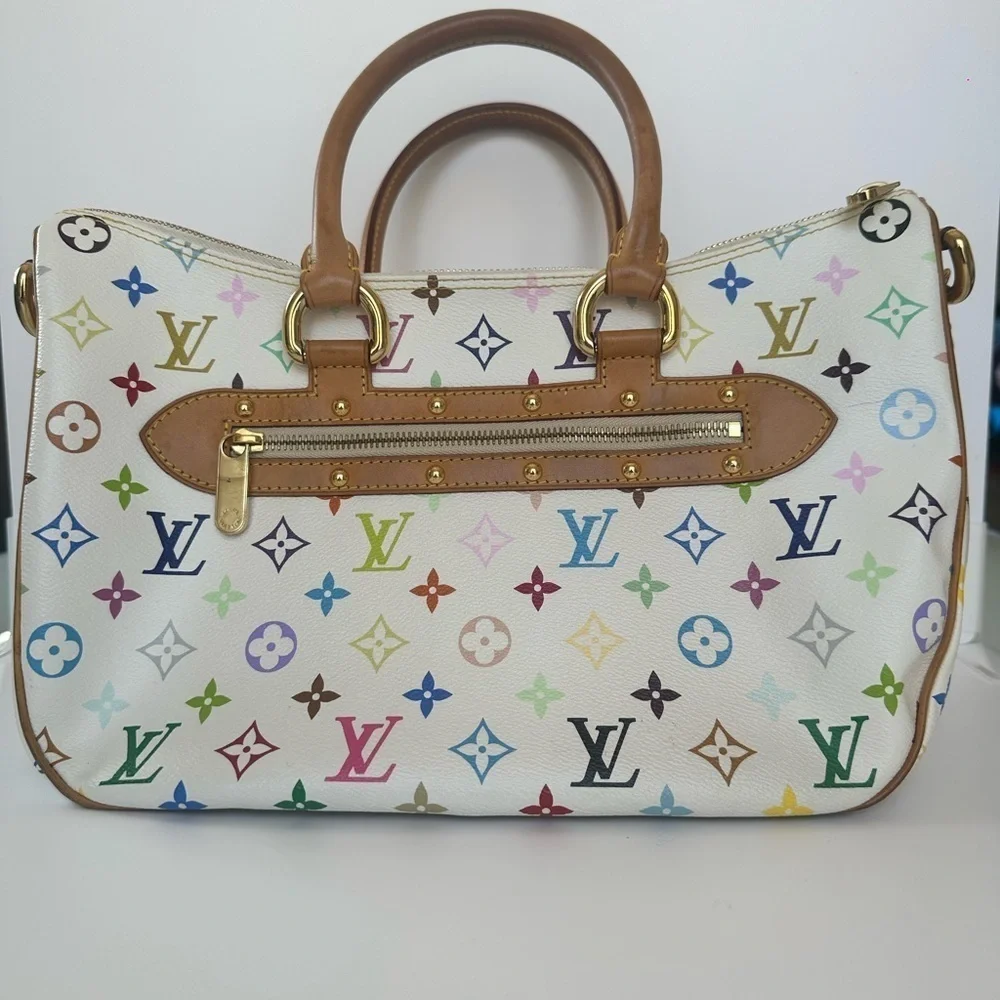 Vintage Louis Vuitton White Murakami Rita Bag - Limited Edition